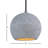 Campo Single Light Concrete Dimmable Globe Pendant