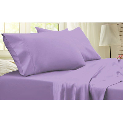 Ensemble de draps en rayonne de bambou de qualité supérieure 4 pièces