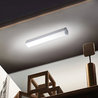 LED Rechargeable Battery Operated Motion Sensor Cabinet Lights 2 Mode Motion Activated Light Bar With Sorbent Support Closet Bedroom Kitchen
