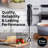 Braun Handheld Electric Immersion Blender with Whisk & Mini Food Chopper