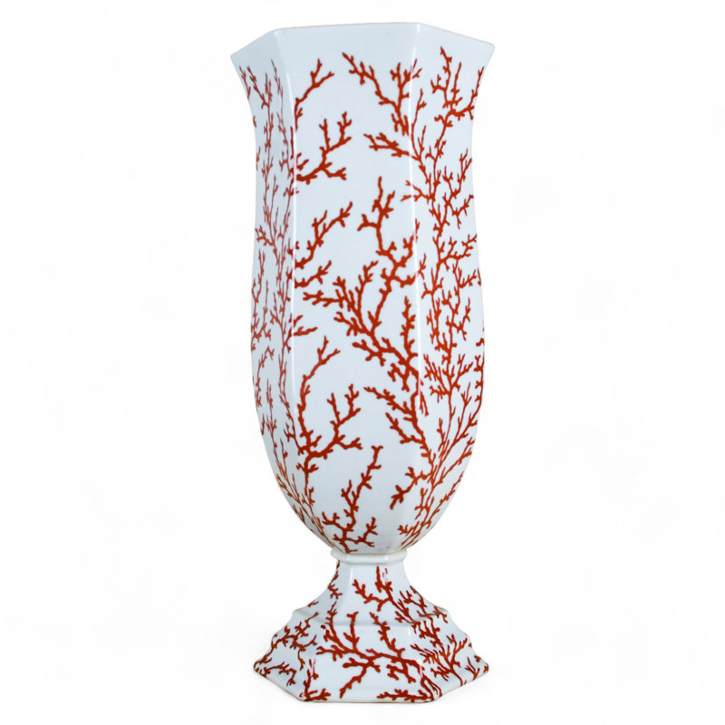 Vase en porcelaine décorative peint à la main