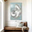 Silver shell on aqua blue i Aletra