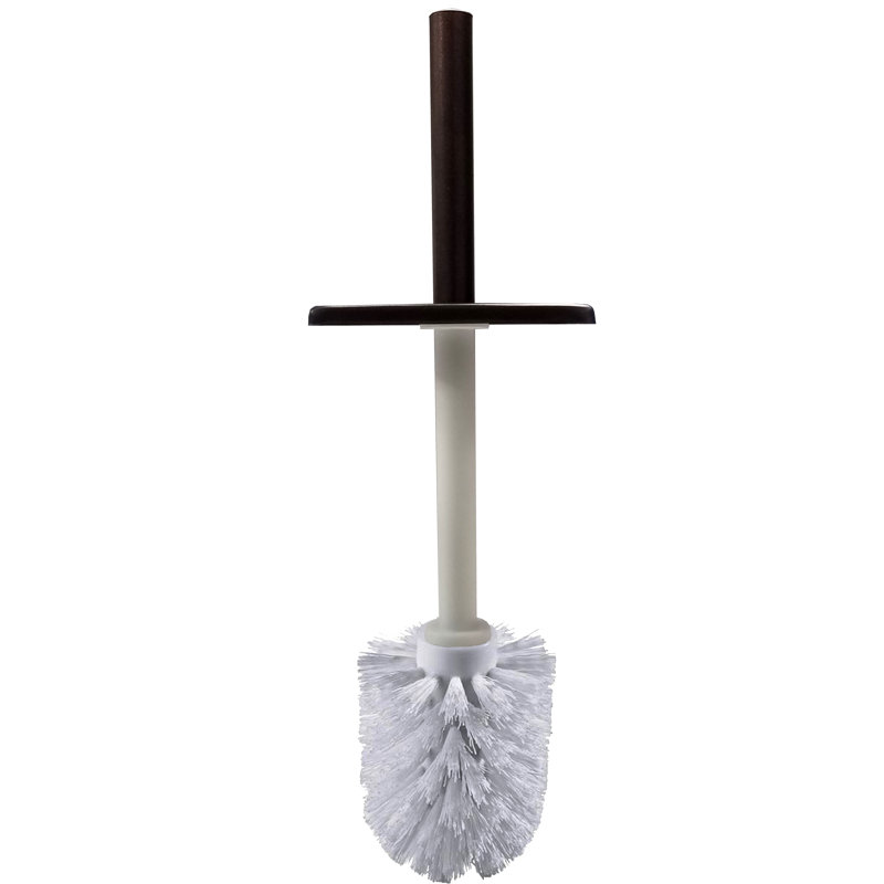 Bronze Ventilated Toilet Brush and Holder Set