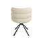 Chaises de bureau pivotantes en chenille 270 ° avec base en métal Lecia-114532085