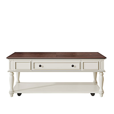 Farmhouse Coffee Table With Storage