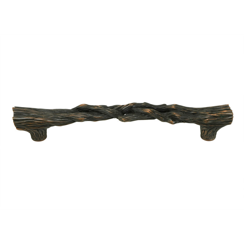 ARTS & CRAFT OAK PART 5" CENTER TO CENTER PULL IN OILED BRONZE PLATE, Oil Rubbed Bronze