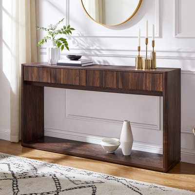 Console 63 po, table de vestibule avec tiroirs, table de salon, couloir, vestibule 63 po