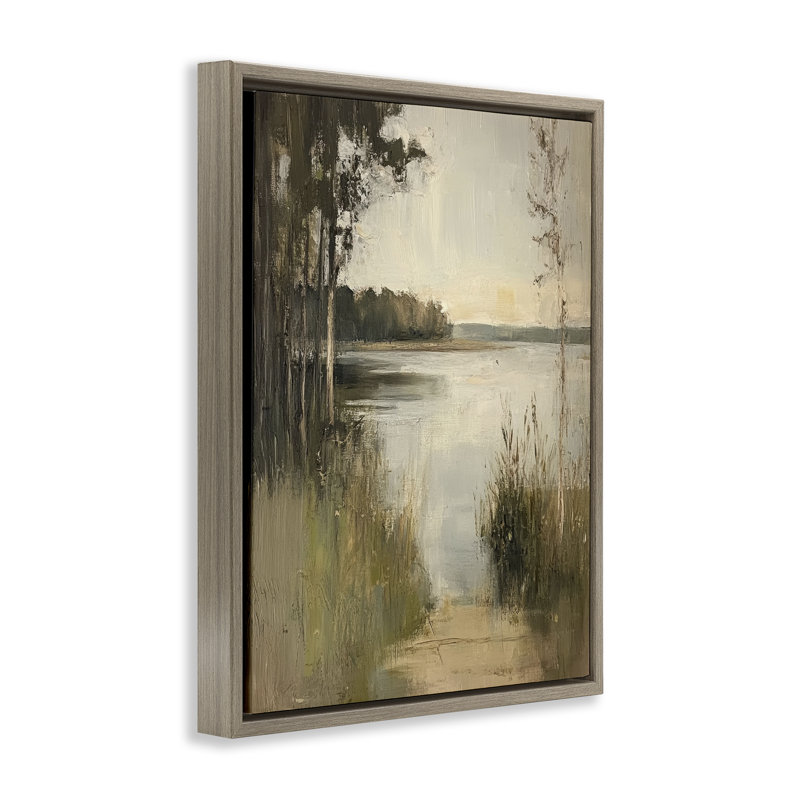 Fleurs sauvages par Lakeside Floating Frame, conception par Petal Prints Design, H 31 po x l 25 po