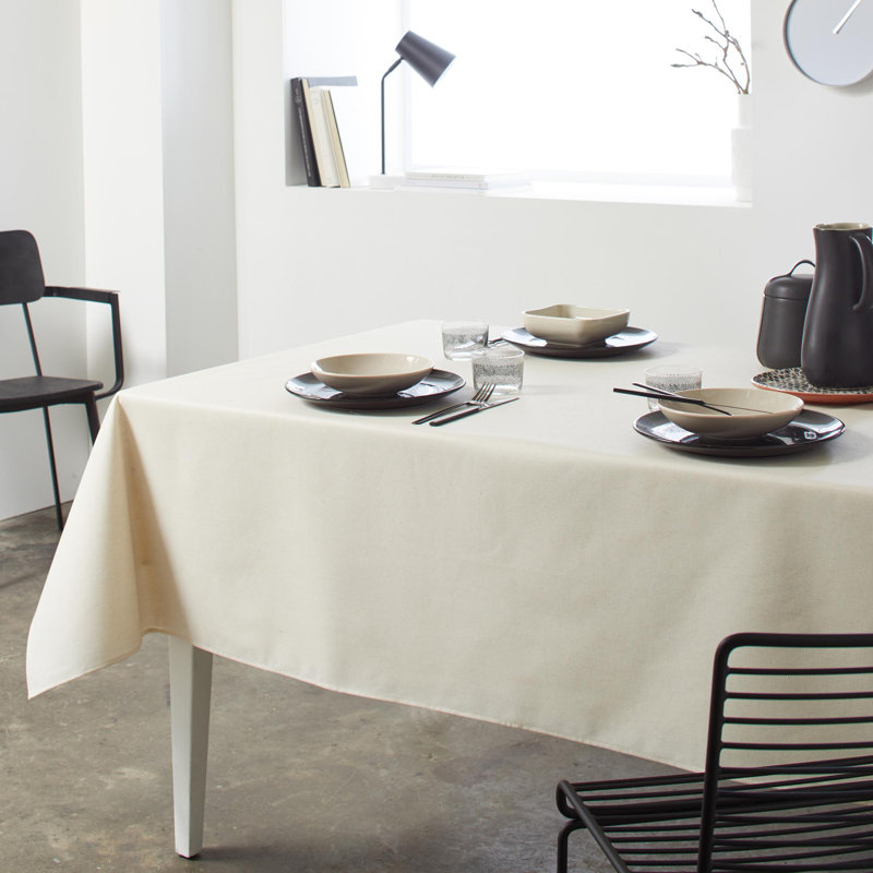 Mona Tablecloth, Natural, 150cm W x 150cm L