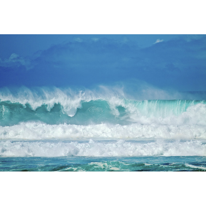 «Big Crashing Waves» par Leslielauren, H 12 po x l 18 po