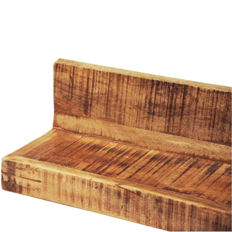 Tablette murale en bois massif