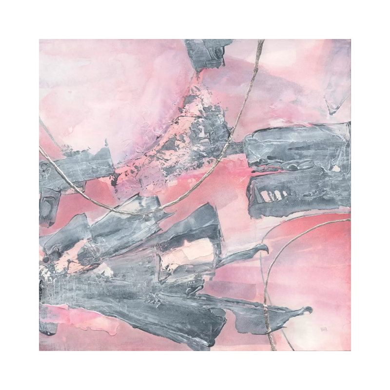 Whitewashed Blush III by Chris Paschke - Wrapped Canvas Painting, 45.72 cm H x 45.72 cm W x 3.175 cm D