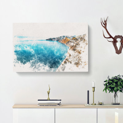 Coastline Of New Zealand - Wrapped Canvas