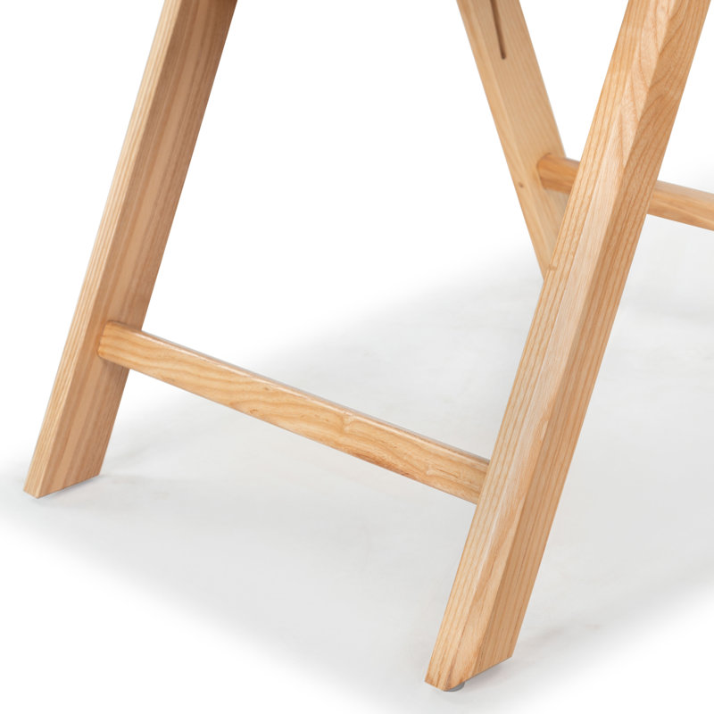 Chaise pliante Letta, Naturel