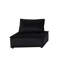 Canapé modulaire en velours noir de 29,24 po Grand, luxueux, profondeur d'assise de 25,5 po, chic et spacieux