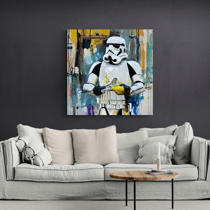 «Stormtrooper Two» par Stephen Chambers, impression sur toile tendue, L 15 po x H 15 po