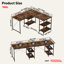 Thielsen Modular L-Shaped Steel Computer Desk-1424674026