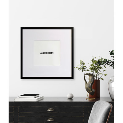 Capullo Wood Matte Picture Frame with Mat