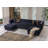 Ariana Velvet Double Chaise Sectional-351797018