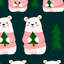 Papier peint ours polaire