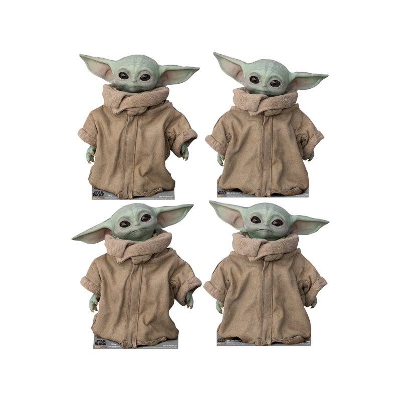 Personnage en carton de l'Enfant Mandalorian de Disney Lucas Film