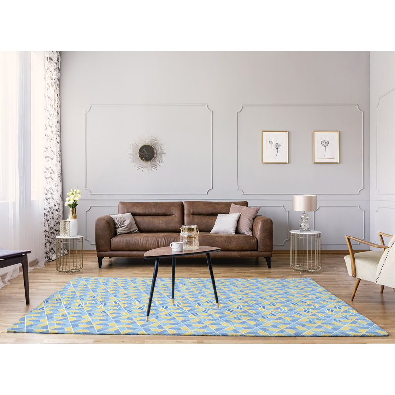 Chenille Geometric Indoor Rug, Rectangle 9' x 12'