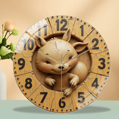 Adorable horloge murale 12 po