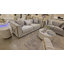 Ensemble de salon en velours 3 pièces Arron-982518586-942418794