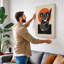 Bold Koala Geometric - Wrapped Canvas-1197457015-1197457020