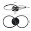 Darlyne Black LED Flush Mount