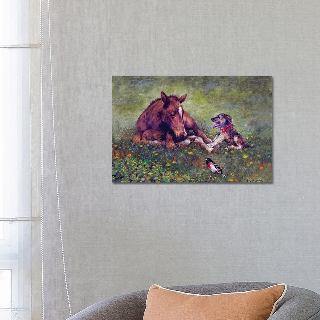 Leave Me Alone - Wrapped Canvas Painting