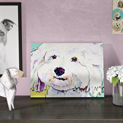 «Boutons» sur toile