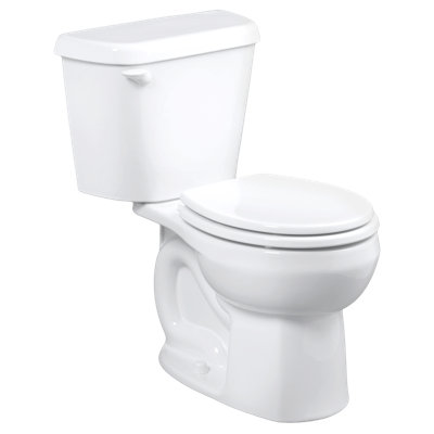 American Standard 1.28 Gallons GPF Round Comfort Height Floor Mounted Two-Piece Toilet (Seat Included)