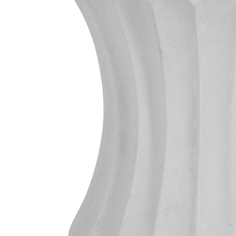 Gannet Cast Stone Side Table, Natural