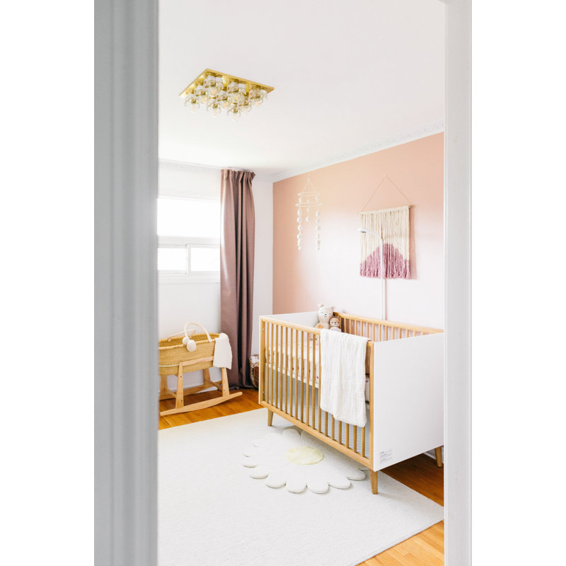 Plafonnier encastré 9 lumières 16,5 po , Laiton vieilli