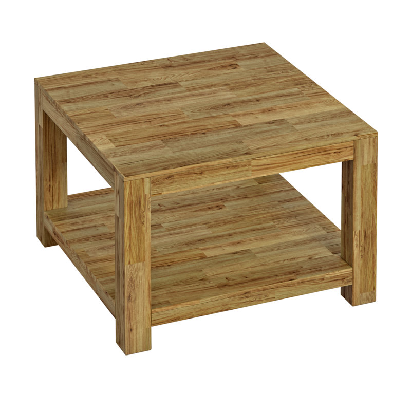 Morganti Solid Wood Four Leg Coffee Table