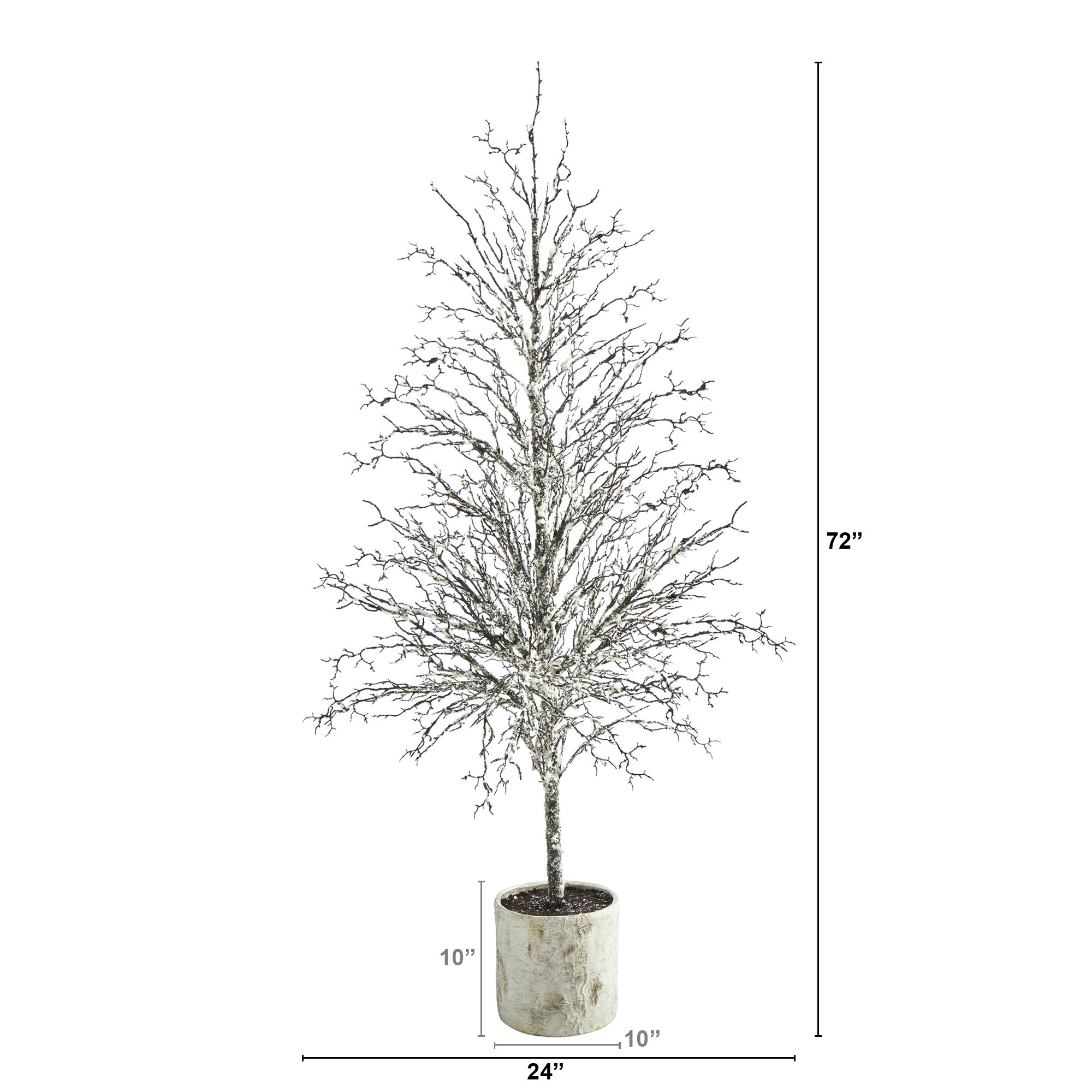 Artificial Pine Christmas Tree, 6' H