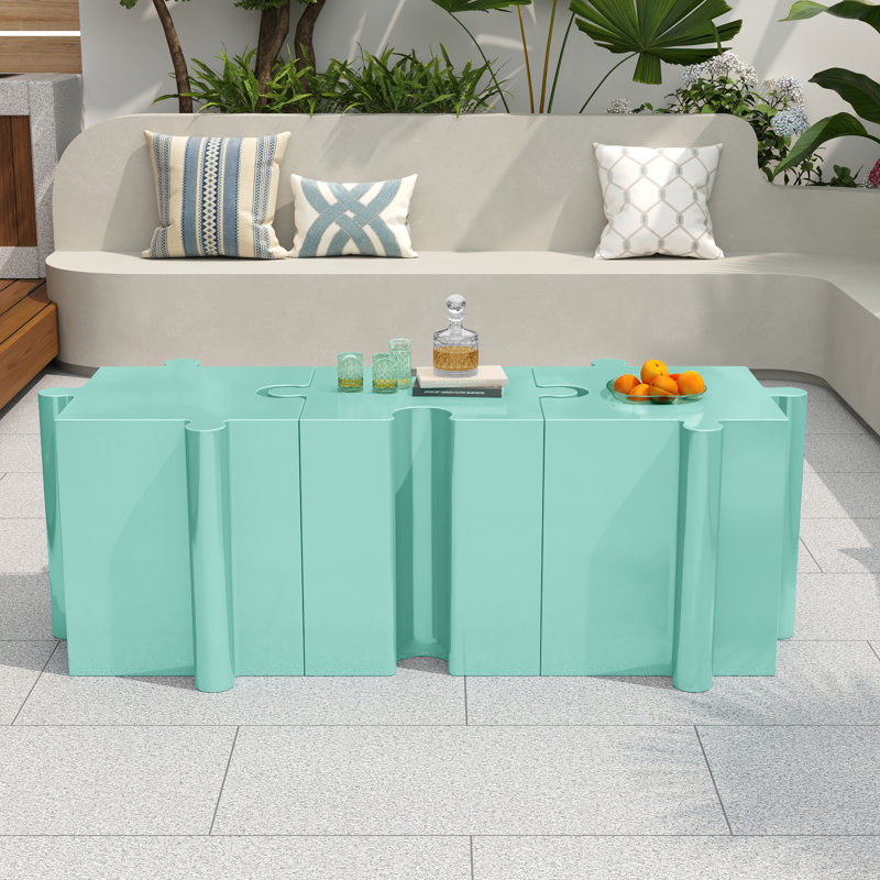 Table d'appoint casse-tête, Vert clair