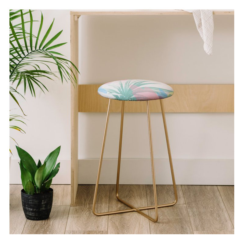Tabouret de bar géométrique 25 po Palm
