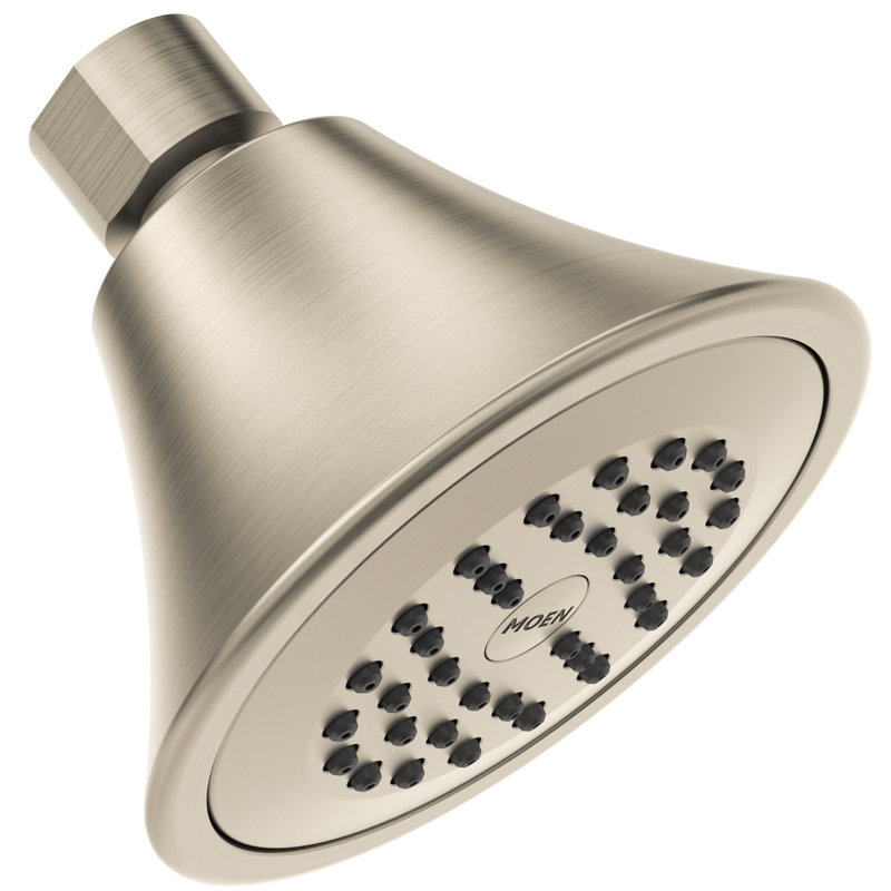 Pomme de douche fixe double / standard, Nickel brossé