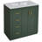 30'' Bathroom Vanity With Ceramic Sink Combo,Solid Wood Frame Bathroom Storage Cabinet-1391357272
