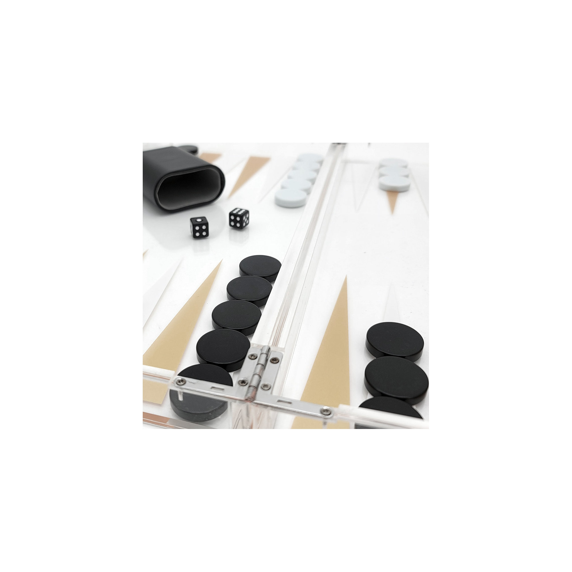Ondisplay Luxe Backgammon Set, Gold