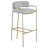 Katharine Upholstered Counter Stool with Metal Frame-970263188