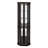 Lighted Corner Curio Cabinet - 5 Finishes (White/Cherry/Oak/Black/Dark Oak) - Collectibles & Wine Glass Display-121534347