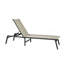 Chaise de bronzage pliable à dossier réglable