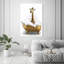Bathtime Giraffe - Peinture sur toile-58873433-58873438-119891398