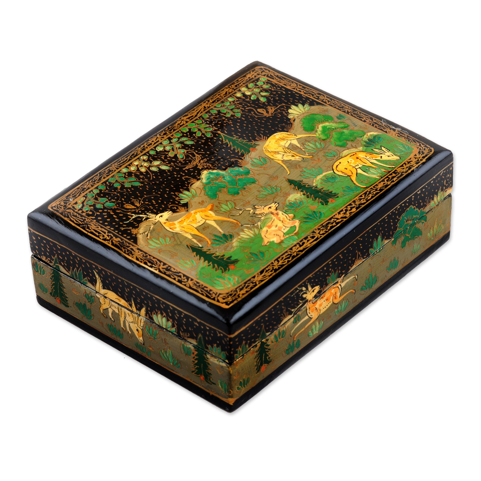 Millwood Pines Merom Handmade Solid Wood Decorative Box | Wayfair