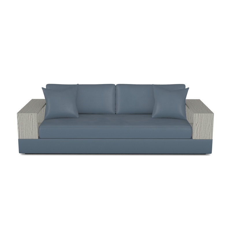 Canapé Embrace, Navada bleu, Gris colombe