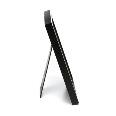 Black Wood Picture Frame with Mat