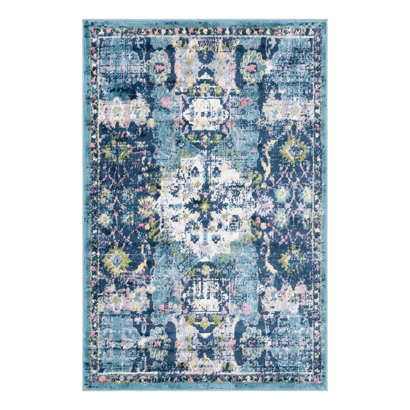 Abstract Indoor Rug, Rectangle 4'1" x 6'1"